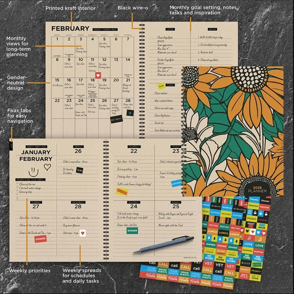 2026 Growing Helios Monthly Planner